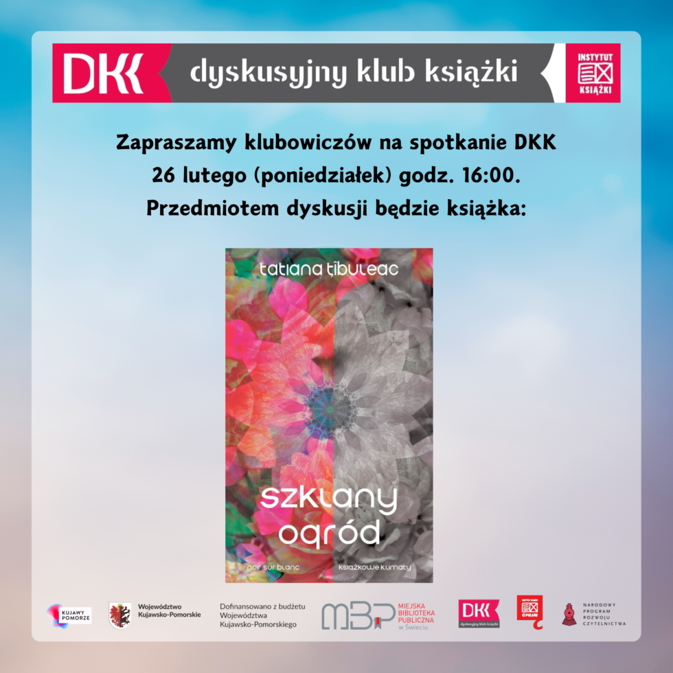 Plakat - zaproszenie na spotkanie DKK
